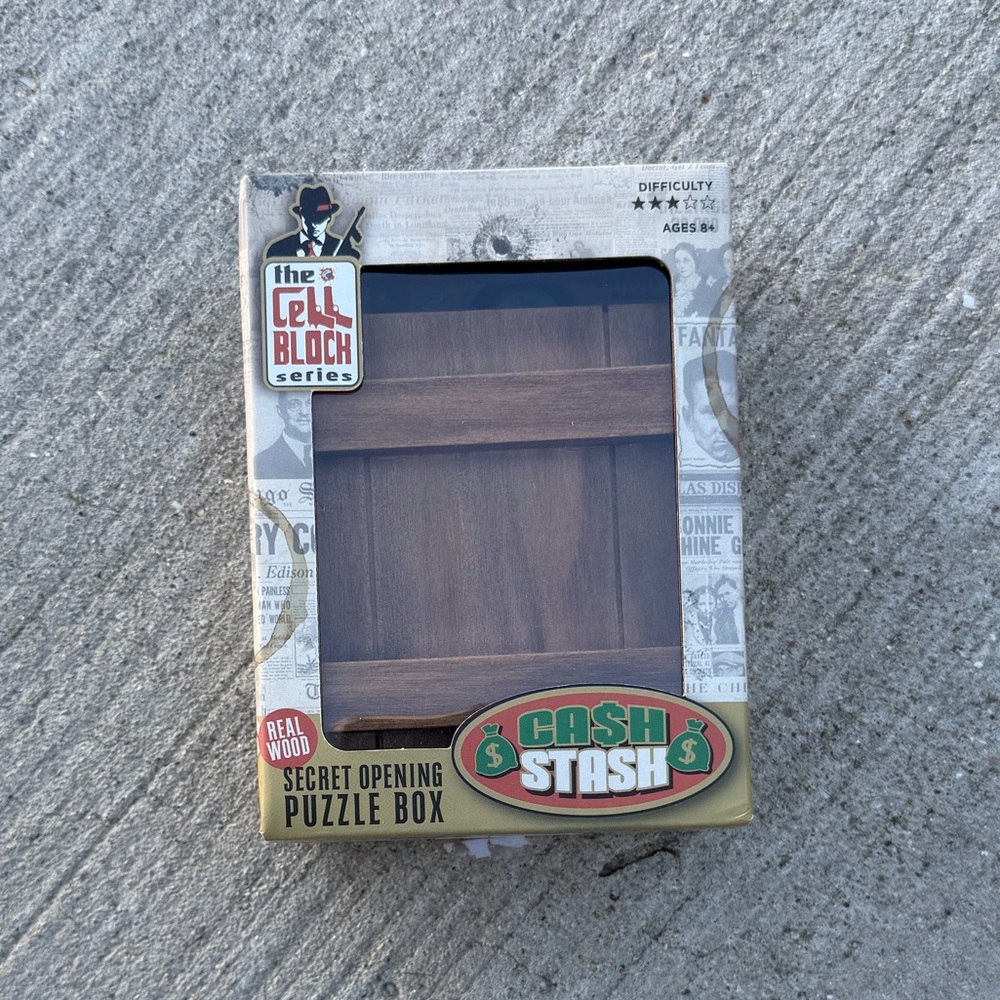 The Cell Block - Cash Stash Secret Opening Puzzle Box